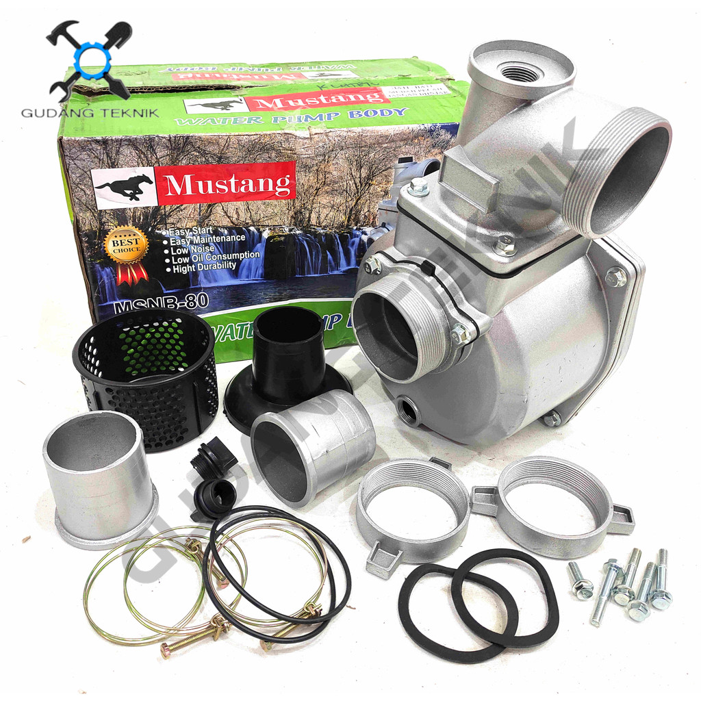 (MUSTANG) Body Pompa Air Alkon Waterpump 2&quot; 3&quot; MSNB50 MSNB80 MUSTANG / Bodi Water Pump 2 3 Inch Pompa Air Sawah SNB 50 80 MUSTANG