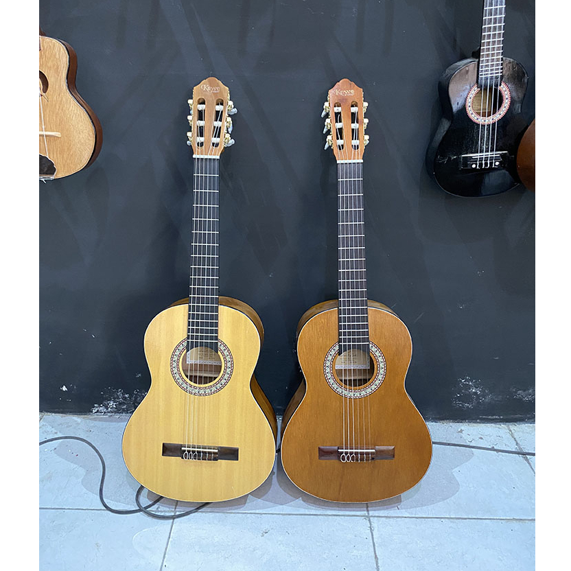 Gitar Classic Nilon Akustik Elektrik Merk KOWE Original Bergaransi Free Packing Kayu