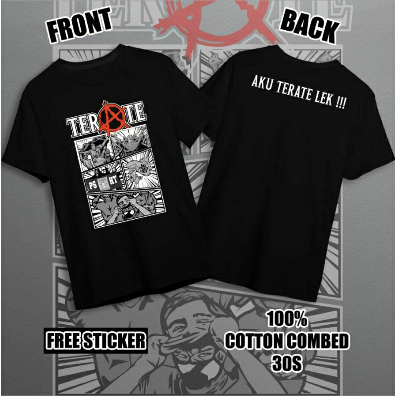 KAOS TERATE SIMPEL // KAOS TERATE DISTRO // KAOS TERATE KEREN // KAOS TERATE TERBARU // KAOS PENDEKA