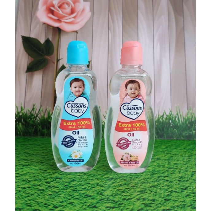 MFI - CUSSONS BABY OIL 50ML &amp; 100 ML | MINYAK BAYI BY CUSSONS