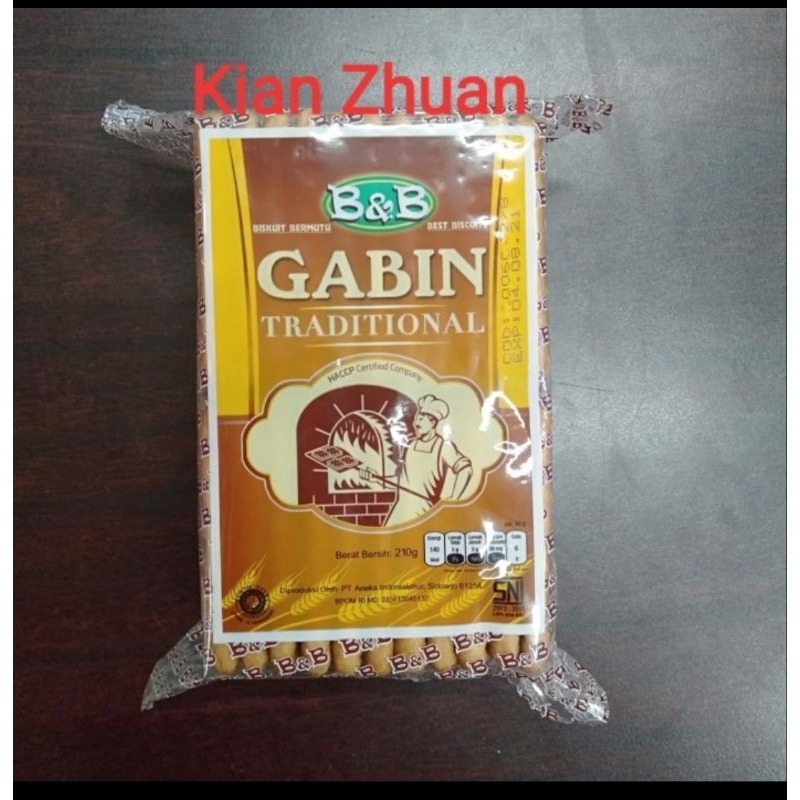 

B&B Gabin Tradisional 210g