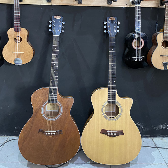 Gitar Akustik Elektrik KOWE Original Best Seller Free Packing Kayu