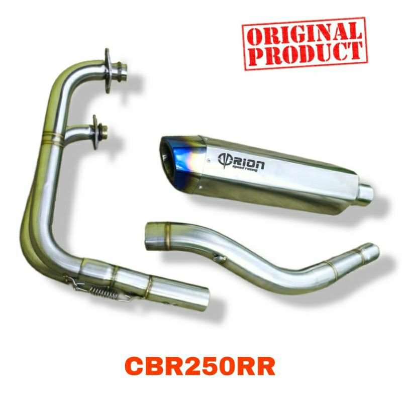 Knalpot racing fullset R25, ninja fi, mt25 original orion speed racing