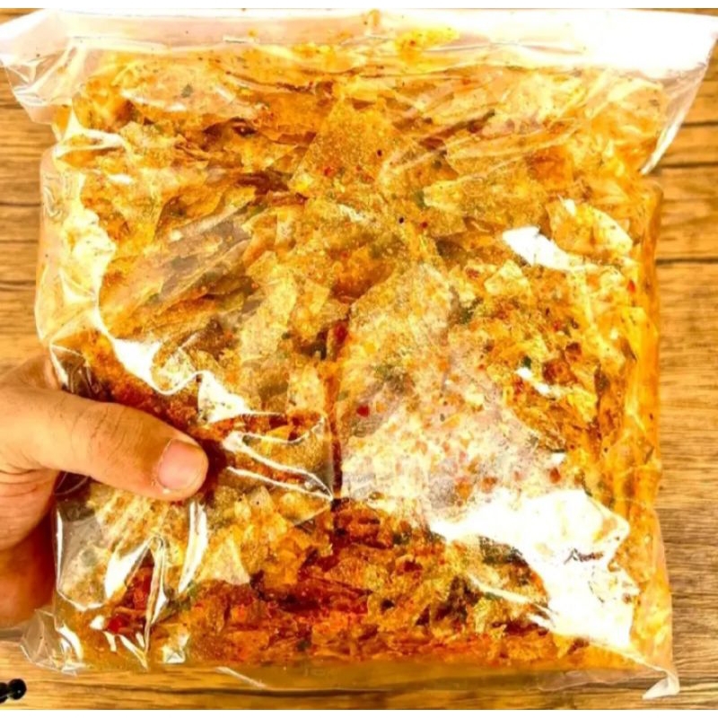 

KIRIPIK KACA PEDAS DAUN JERUK 1KG