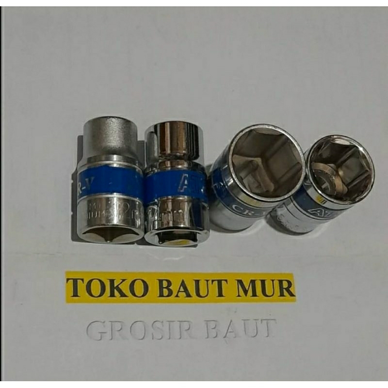 Mata Sock 12, 14, 17, 19mm ATS 1/2 6PT Mata sock / kunci sock Harga satuan