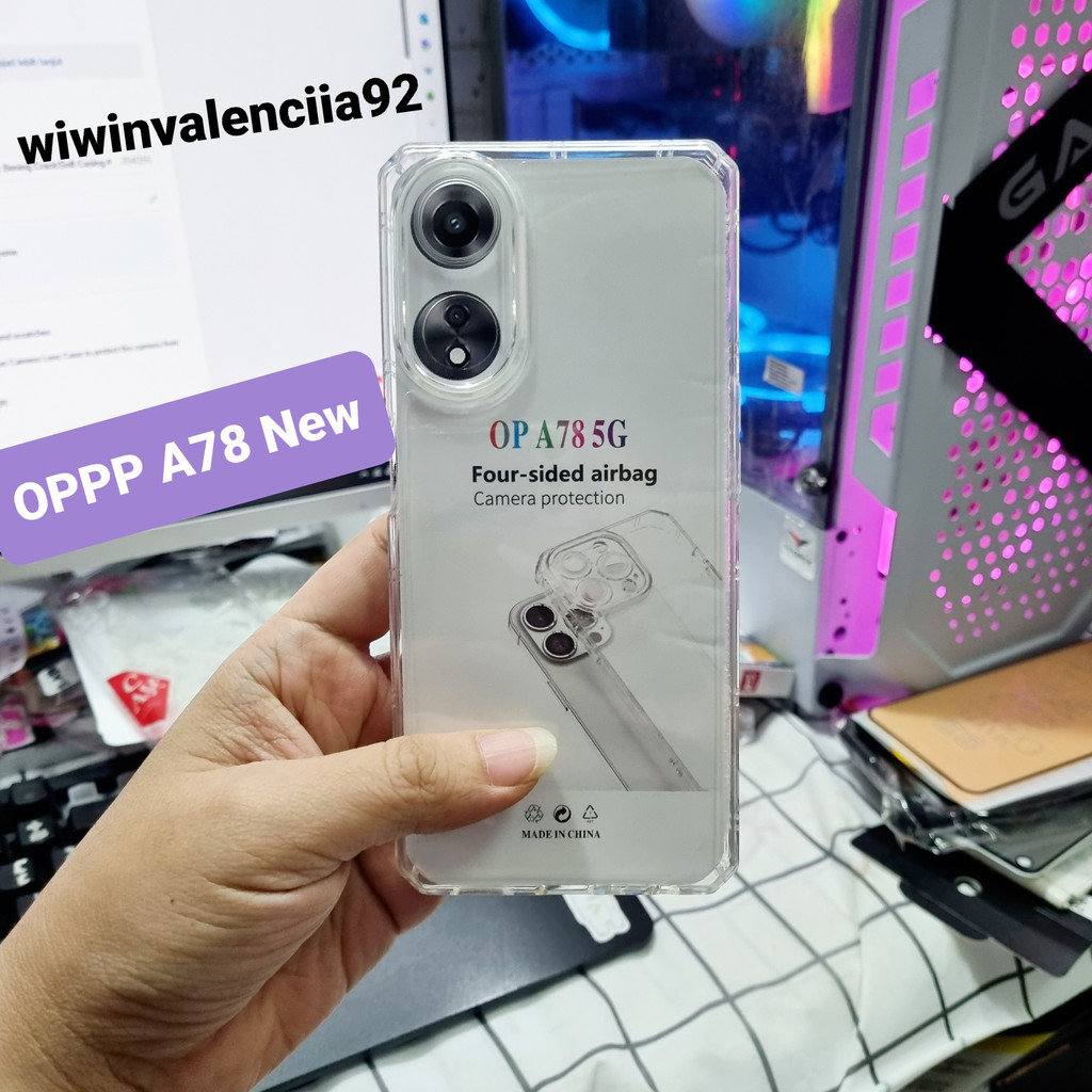 Softcase Square EDGE Clear OPPO Reno8 T RENO 7 4G/Reno7 5G/7Z/Reno6 4G/A55 A54 A53 A74 A95 A32 A33 Soft Case Casing Bening Sekali/Silikone-Silicone-Silikon Bagus Kotak Petak Airbag Anti Fall-Slip Bumper Shock Protecth Camera-Kamera-Tebal 8-Jatuh ORI Z 8T