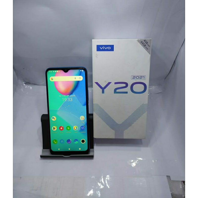 Vivo Y20 4/64 GB Handpone second Bekas Resmi Original