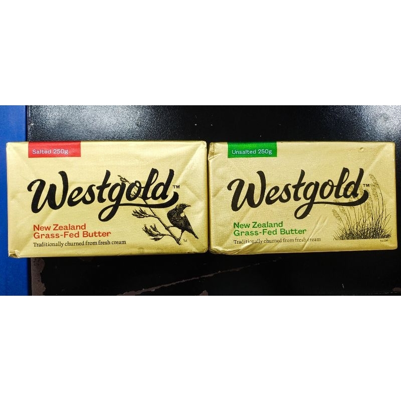 

Westgold Salted dan Unsalted Butter 250gr / Mentega asin dan tawar