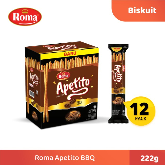 Biskuit Roma Apetito Tomato Box 12x18.5g