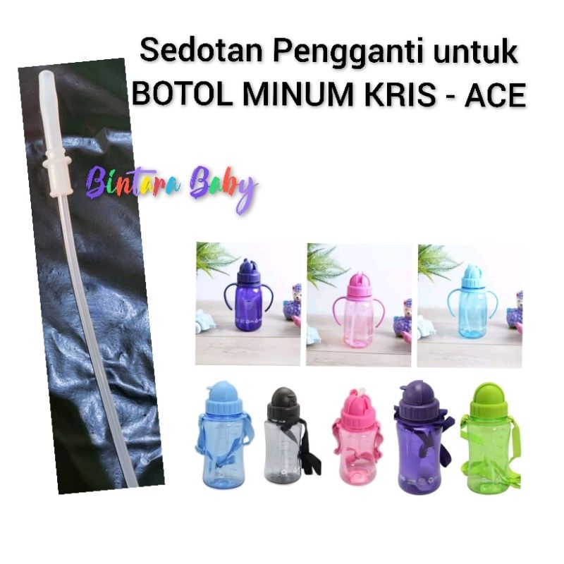 Sedotan Pengganti Untuk Botol Minum KRIS Ace / Replacement Straw KRIS Tritan Straw Cup