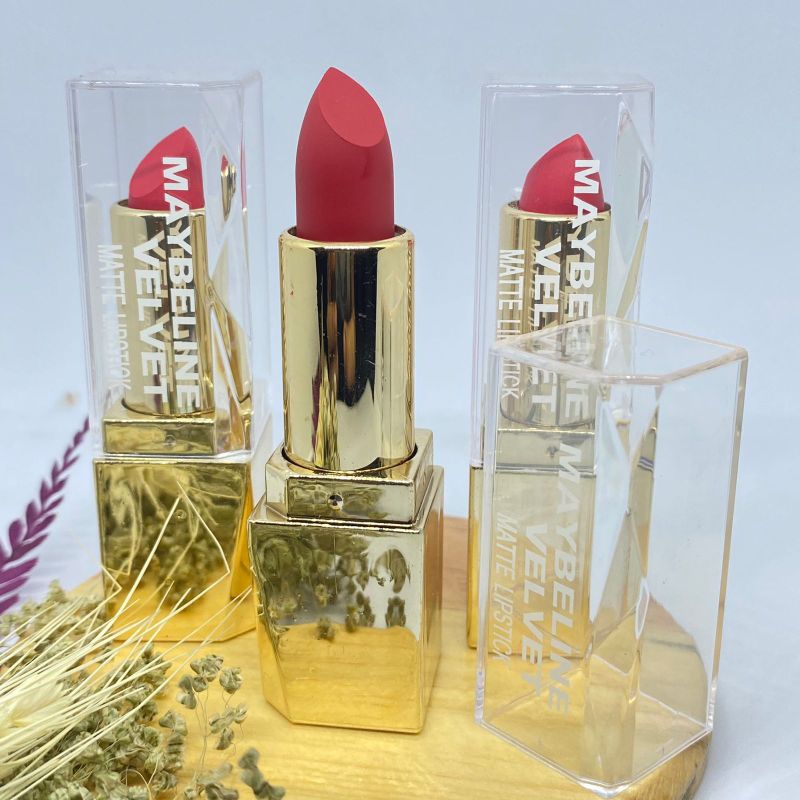 [ECER] Lipstick Maibelin Velvet Matte Lipstik Putar Maibelin