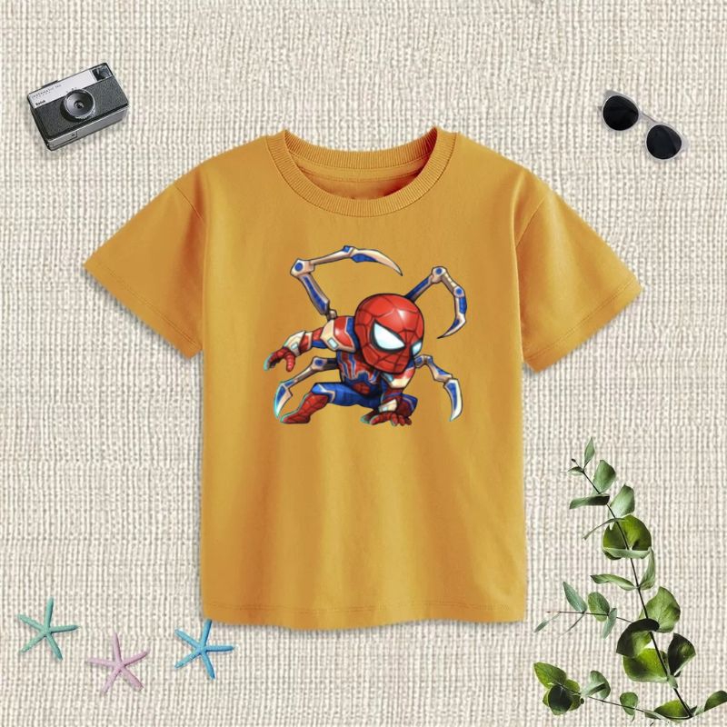 Kaos Anak Kartun Spider ( 2 - 10 Tahun ) Cewek Cowok