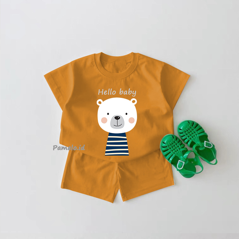 Pamelo.id Set Anak Viral / Polar  / Fashion Anak / Stelan baju anak / Korea Style / Set Balita