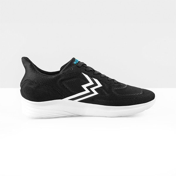 Sepatu Sekolah Athletica Fortis Black White Untuk Running