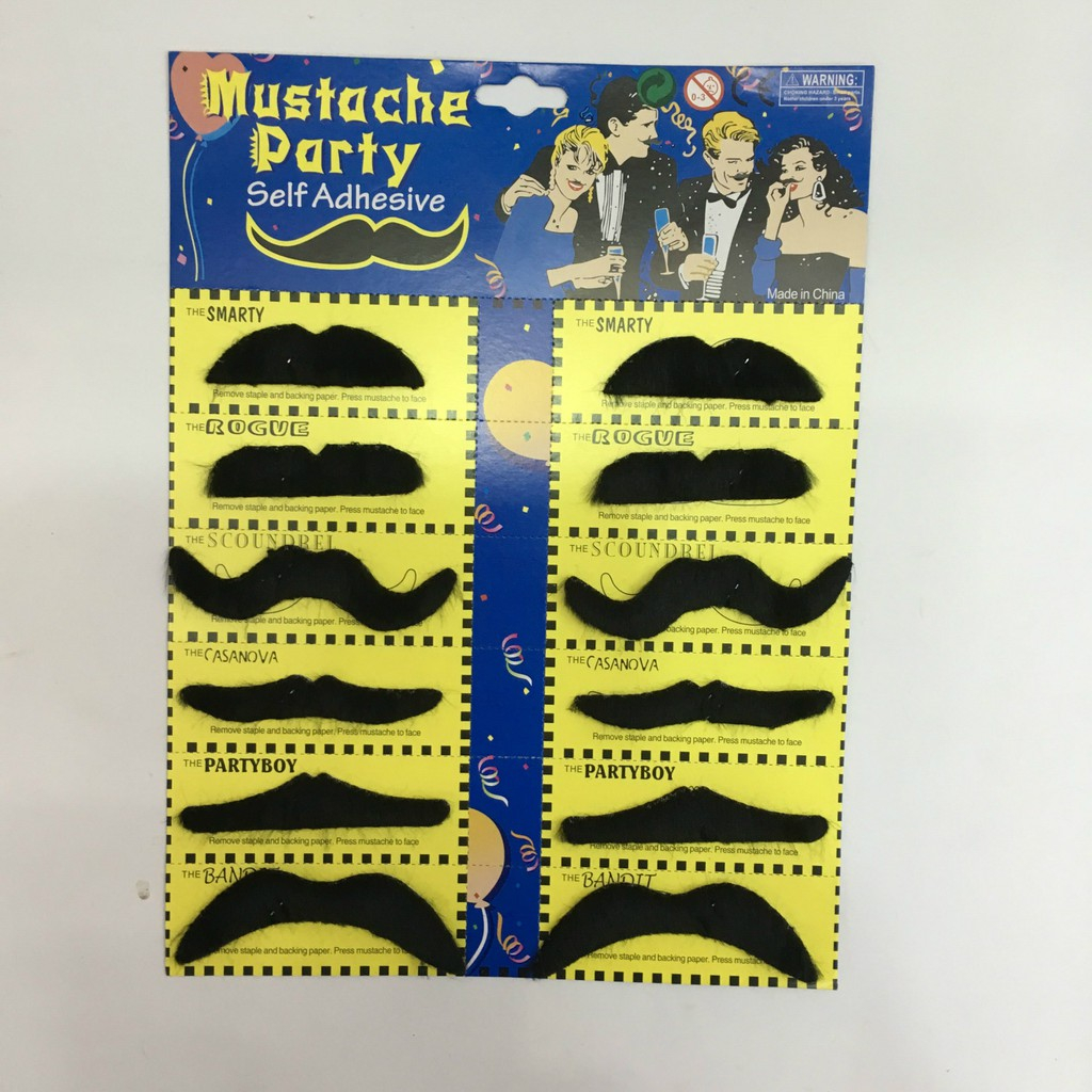 CSP166 – Kumis Palsu Pesta Party Halloween Mainan Fake Mustache Cosplay Charlie Chaplin