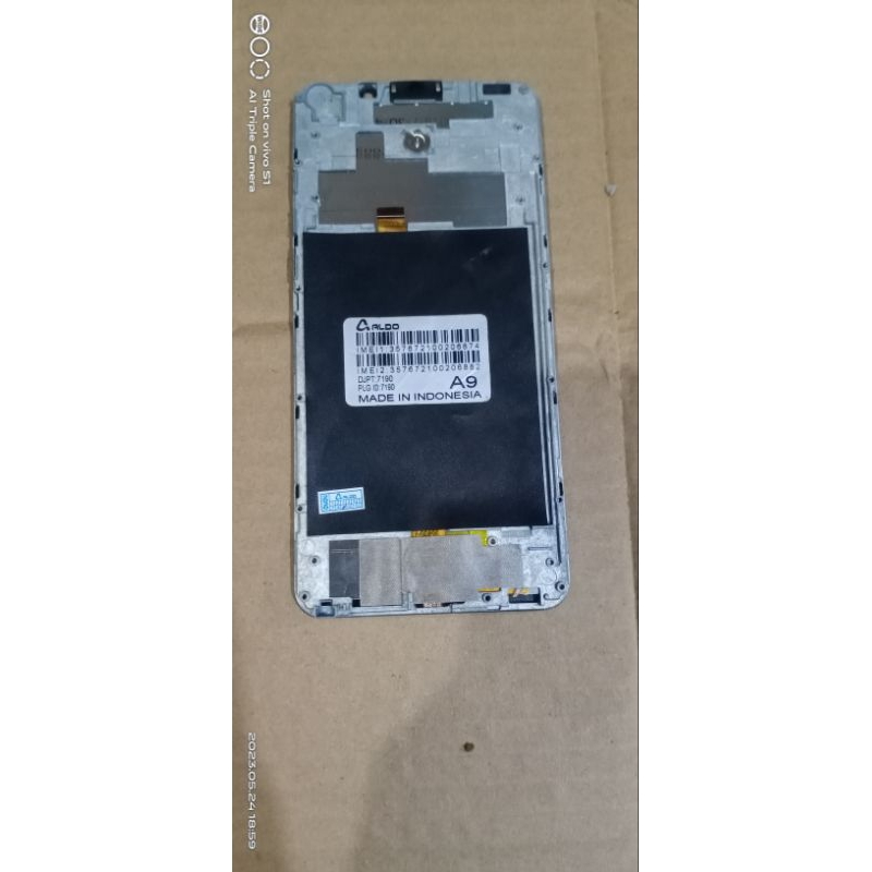 lcd saja hp aldo a9 1/8 mode seperti di poto ori cabutan normal