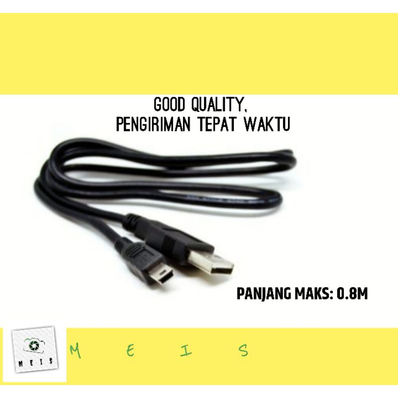 Kabel USB Data Canon 60D 70D 77D 80D 90D - Plug Cable 0.8m