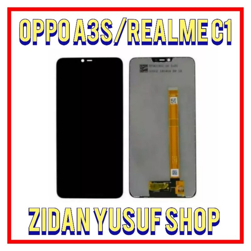 LCD TOUCHSCREEN OPPO A3S CPH1803 / REALME 2 / REALME C1 FULLSET ORIGINAL