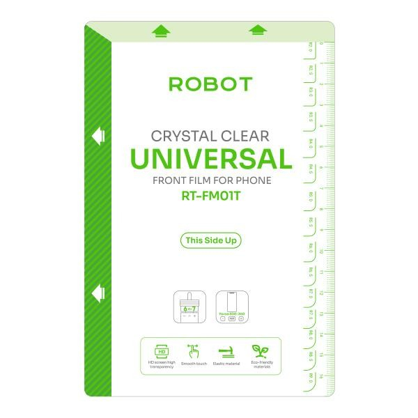 Anti Gores Hydrogel ROBOT RT-FM01T Crystal Clear Front Film For Phone