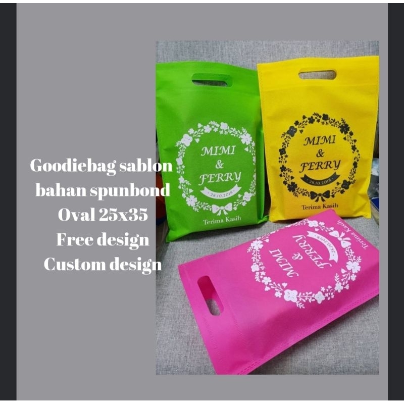 

goodibag sablon bahan spunbond