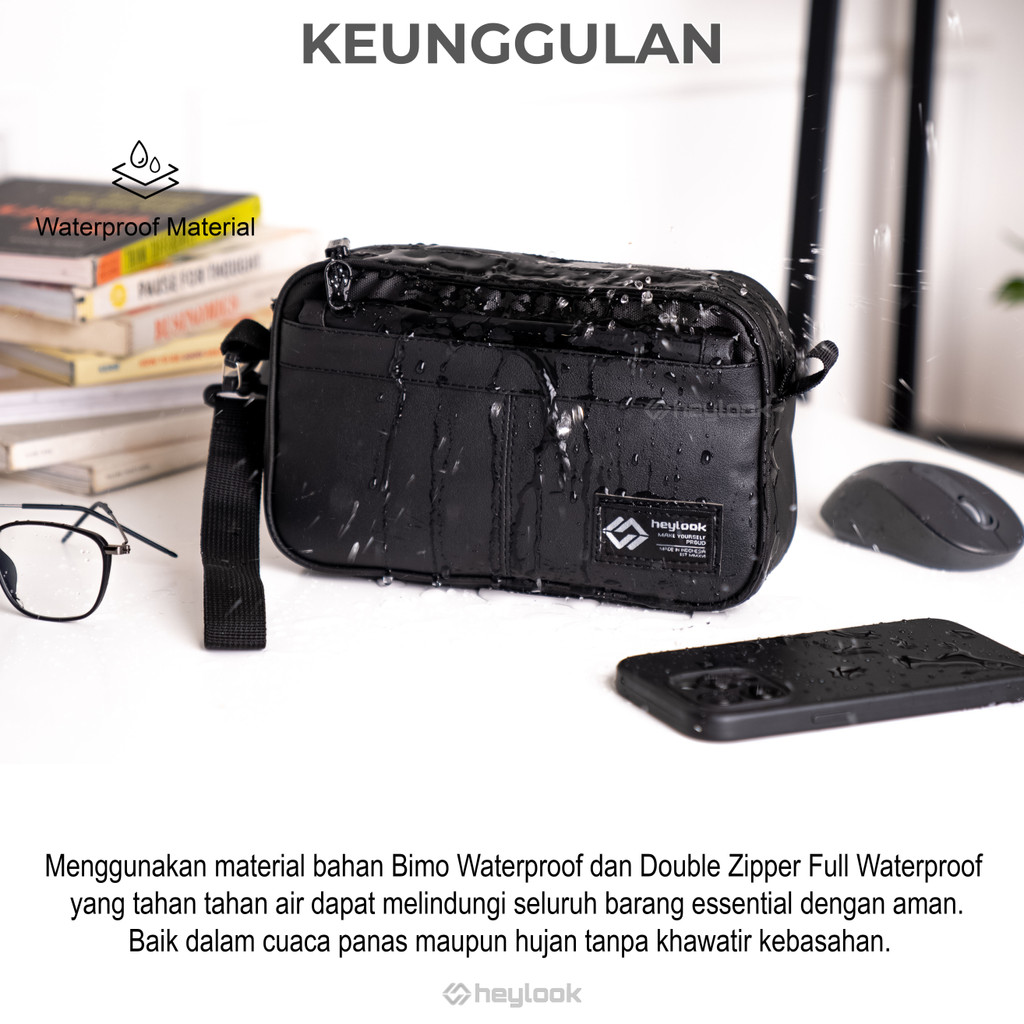 Handbag Dixon Clutch Pouch Tas Tangan Cluth Tas Pria Wanita Handbag Slingbag Waterproof