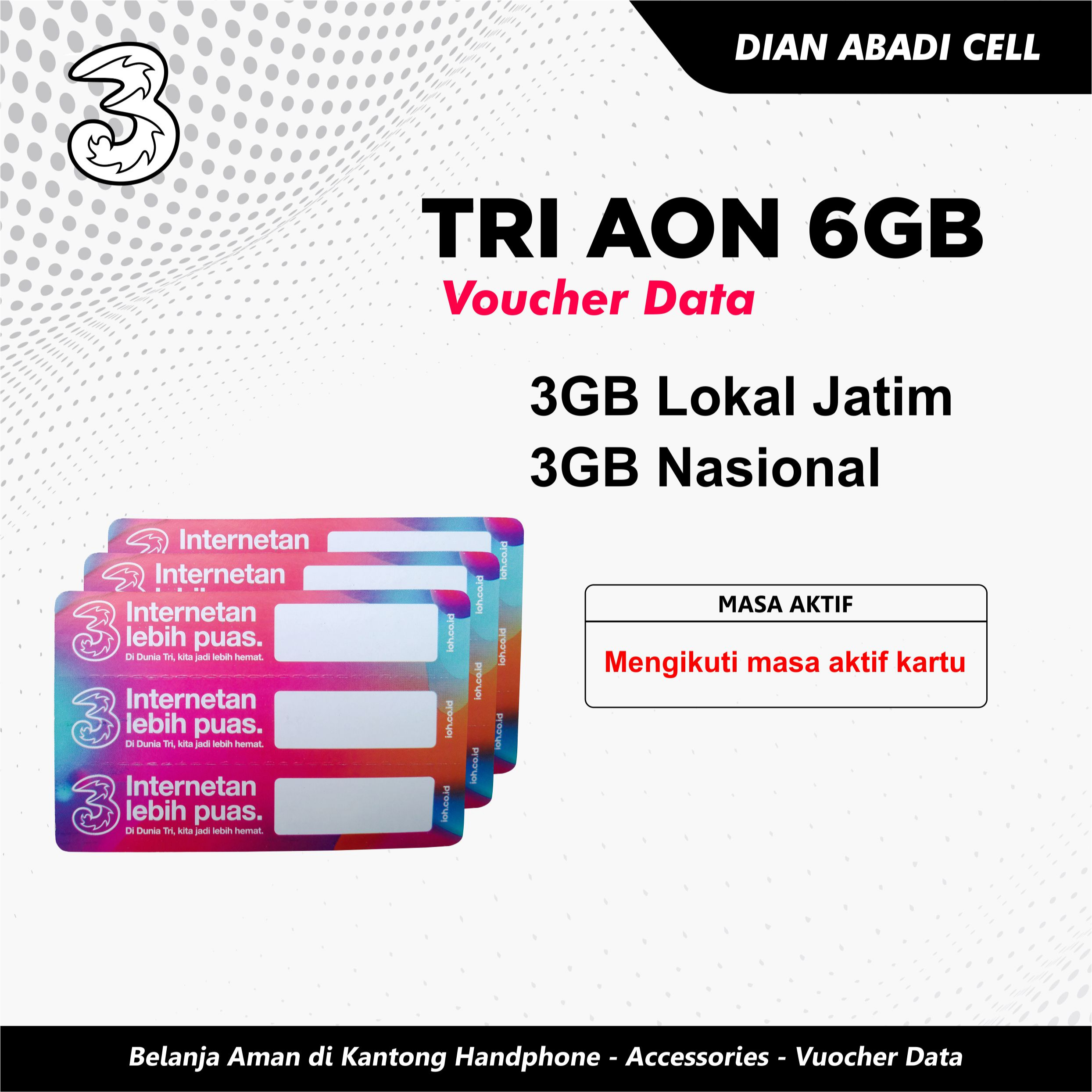 Voucher Tri AON 6GB