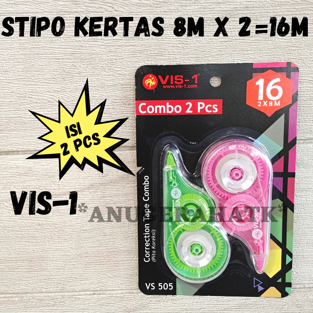 

STIPO KERTAS / TIP EX VIS-1 VS 505 ( ISI 2 )