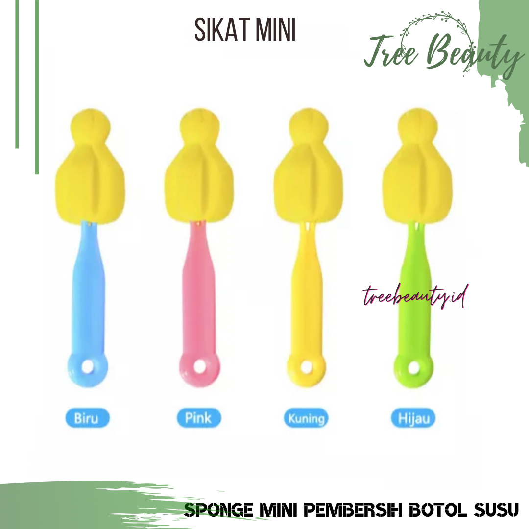 Sikat mini Botol Susu / Pembersih Botol Susu kecil / Brush Pembersih Botol / Sikat Botol / Sikat Spons Pembersih Botol Susu