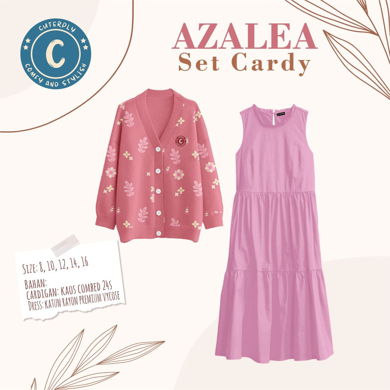 AfsheenaStore Azalea Set Cardy By Cuterply