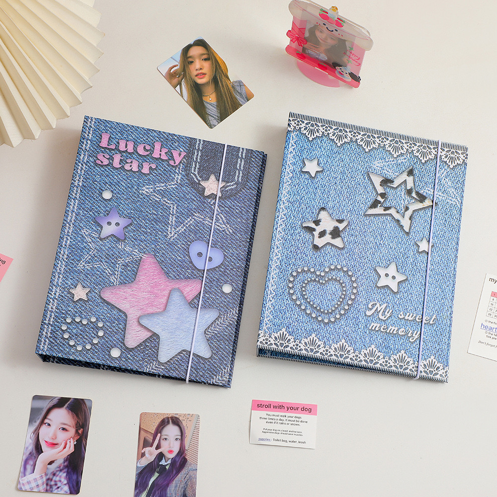 

(Ready) Binder hard cover A5 Jeans - album photocard A5 6 Ring