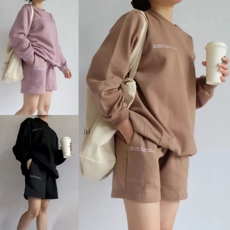 Morra Oneset Setelan Sweater Wanita Style Korean