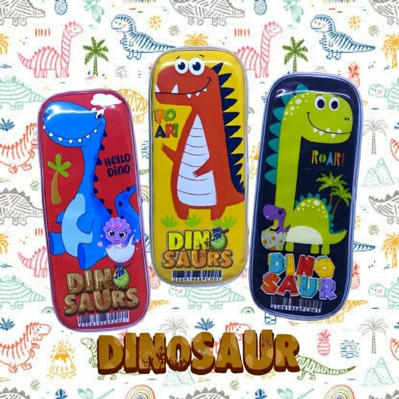 

[AJS] Tempat Pensil Dinosaurus / Kotak Pensil Mika Murah