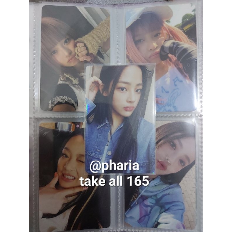 photocard newjeans hanni minji weverse omg
