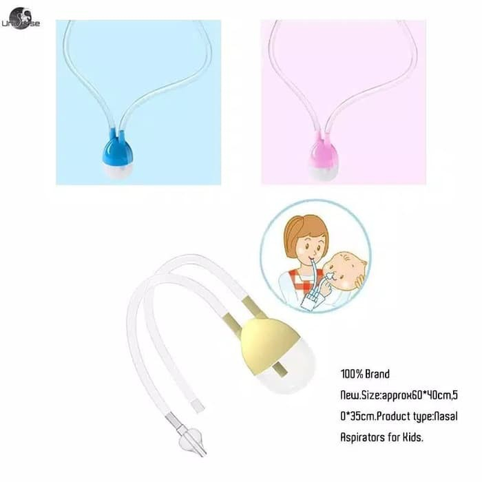 Alat Penyedot Ingus Bayi Bentuk Selang/ Baby Nasal Aspirator