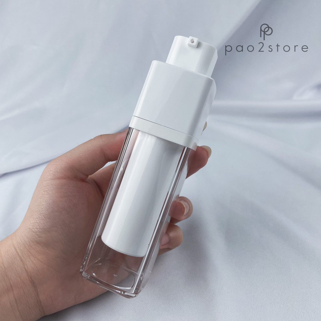 Botol TWIST Airless PUMP - Lotion / Serum Travel Size Vacuum Treatment - Kosmetik / Skincare / Sanitizer Kit