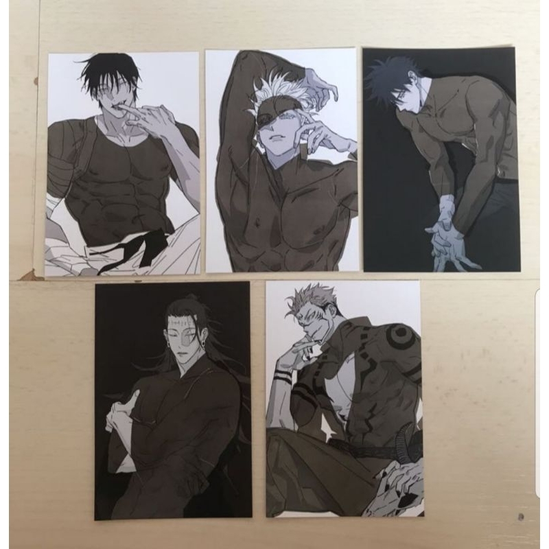 Magic Posca JJK Haikyuu Posca Postcard Magic thermal print toji megumi gojo sukuna geto jjk jujutsu 