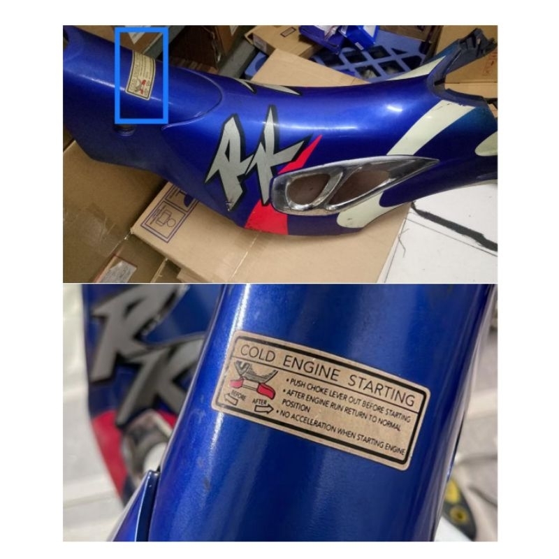 stiker pelengkap rk cool