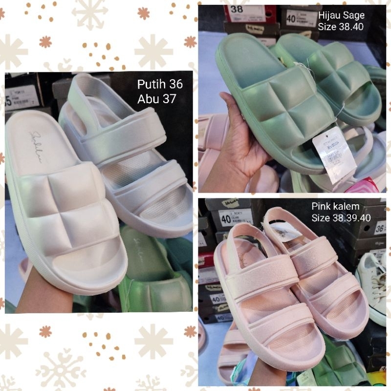 Sandal Wanita Karet Pylon Branded Zandilac