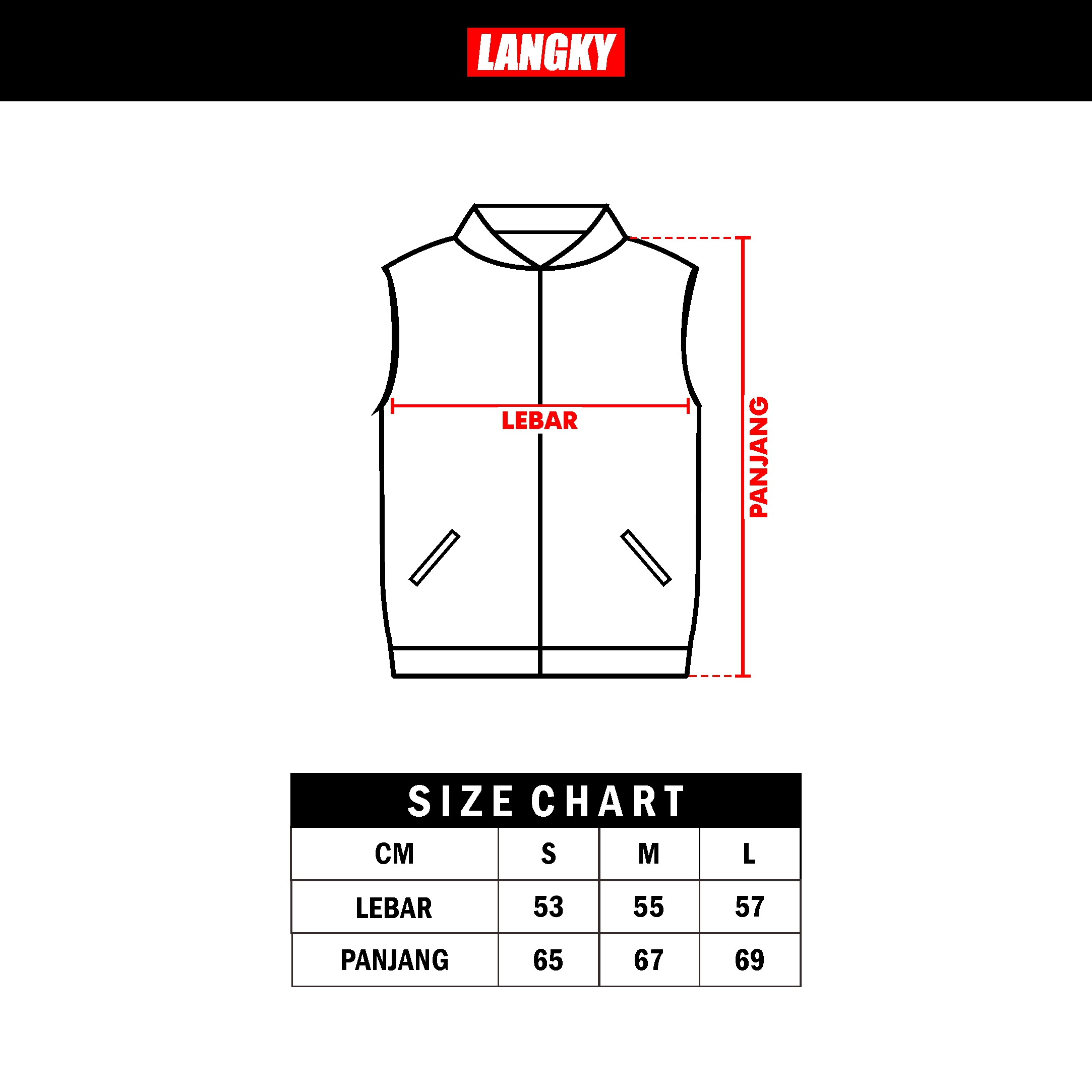 PALING MURAH Langky Jaket Pupper Pendek Rompi Pria Original Dewasa MJPU Arial PALING MURAH