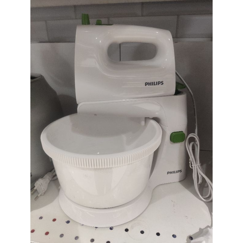 Philips stand mixer 170w hijau HR15549
