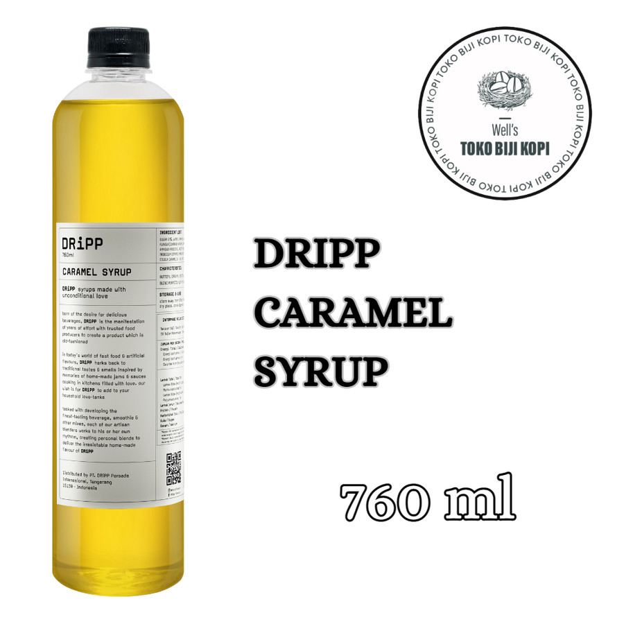 

DRIPP SYRUP CARAMEL FLAVOUR - 760 ML / SIRUP DRIPP CARAMEL