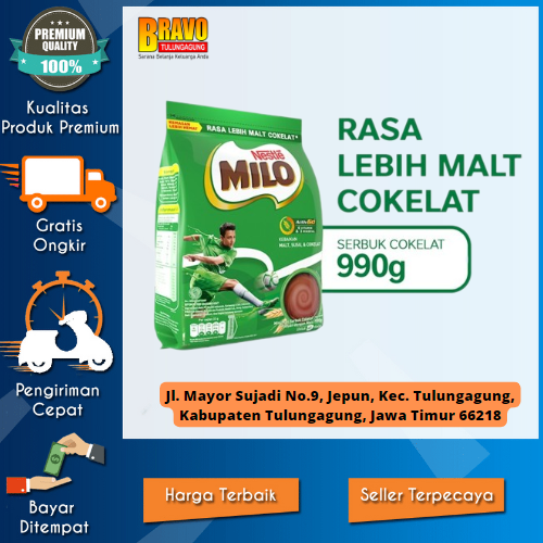 

Bravo Supermarket - MILO ACTIV-GO Susu Coklat Pouch 990gr