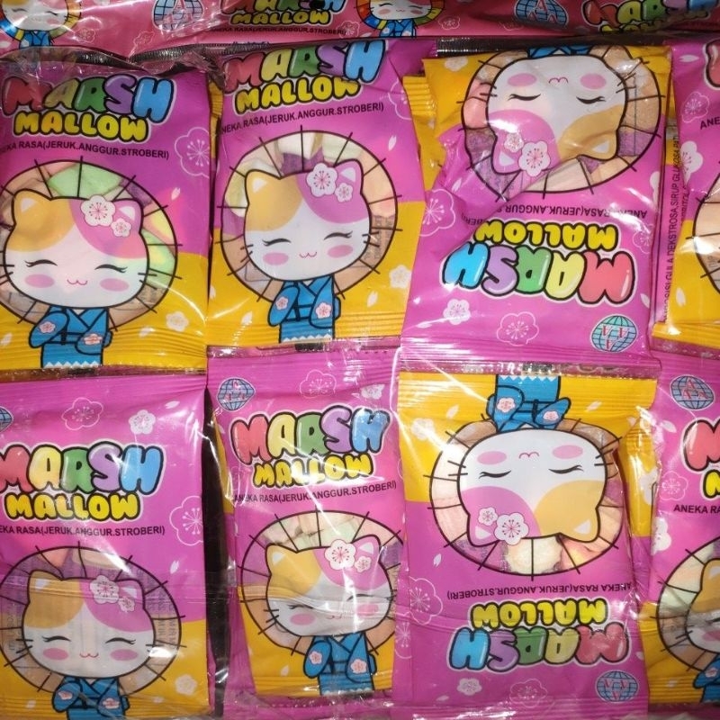 Marshmallow Hello Kitty isi 30 pcs