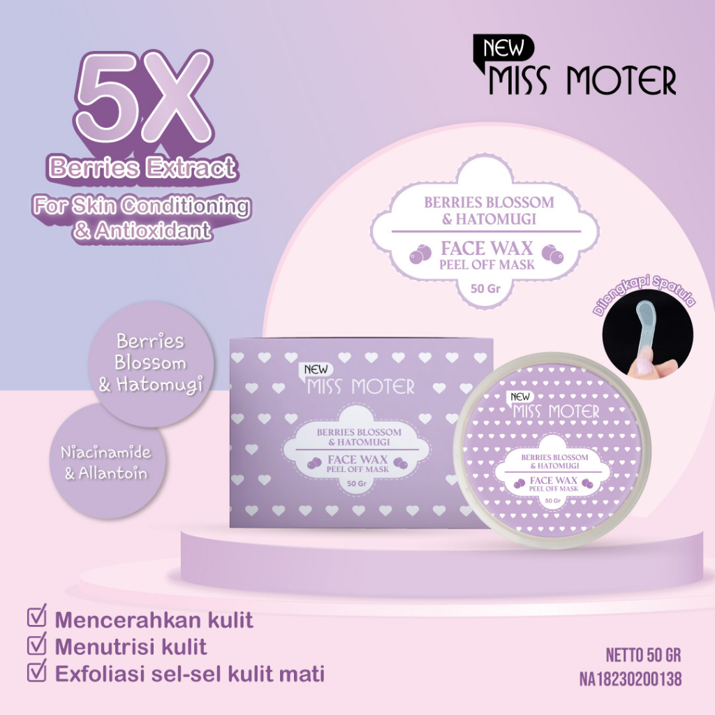 QEILA - SYB MISS MOTER BERRIES BLOSSOM | FACE WAX 50GR