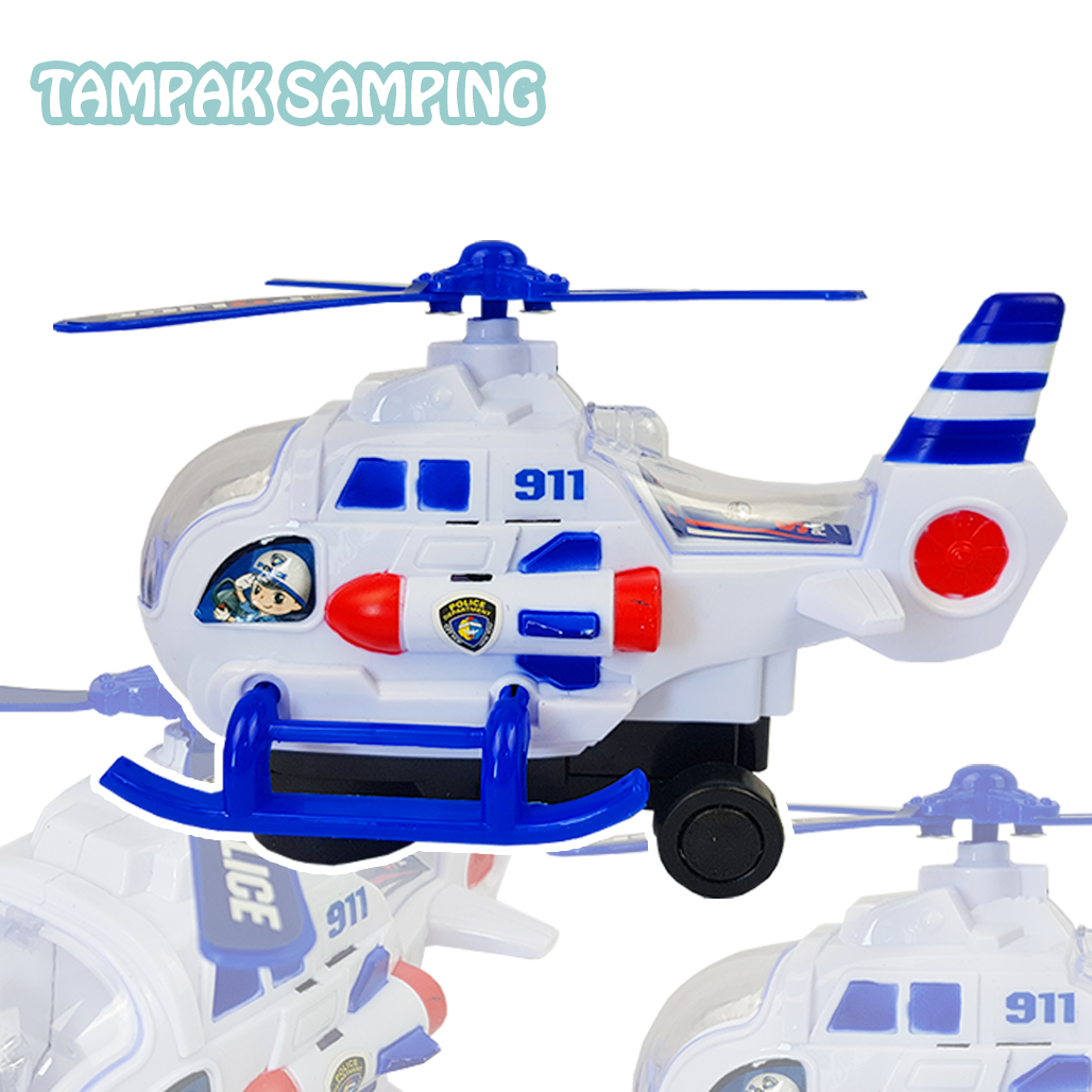 Mainan anak cowok police super helikopter dos[777_27]