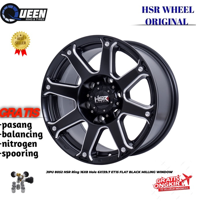 Velg mobil pajero,terano,double hilux,fortuner HSR JIPU Ring16