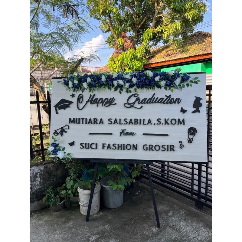 Papan Bunga Rustic HPL