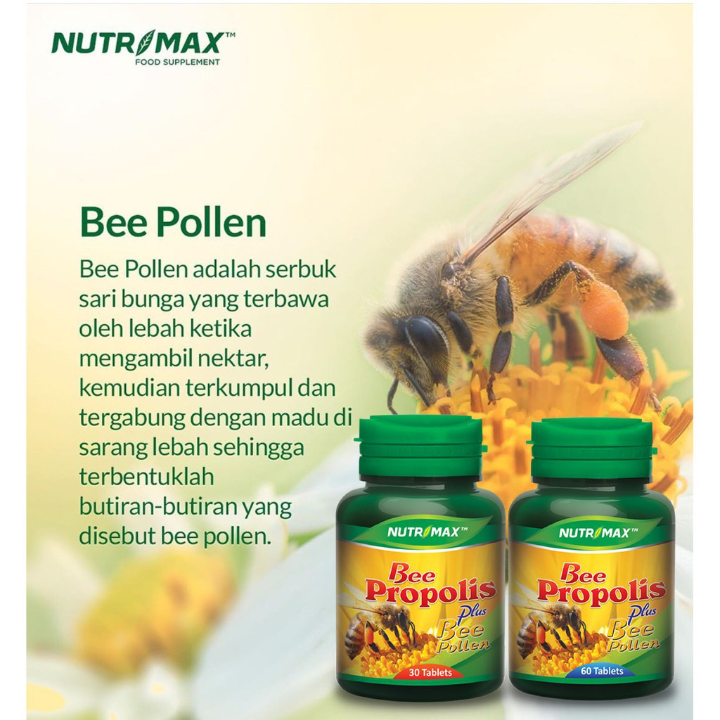 NUTRIMAX BEE PROPOLIS | ANTIOKSIDAN DAYA TAHAN TUBUH IMUNITAS