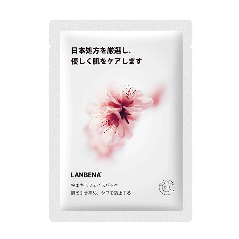 LANBENA All Varian Sheet Mask Masker wajah Serum Melembabkan Menerangi Pemutih Anti penuaan Perawatan kulit