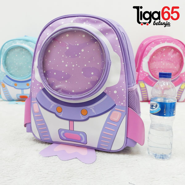 365 Tas Anak Sekolah / Tas Anak SD / Tas Anak SD Laki Laki / Tas Anak SD Perempuan / Tas Anak SD Karakter / Backpack / Ransel Astronot 3042 16&quot;